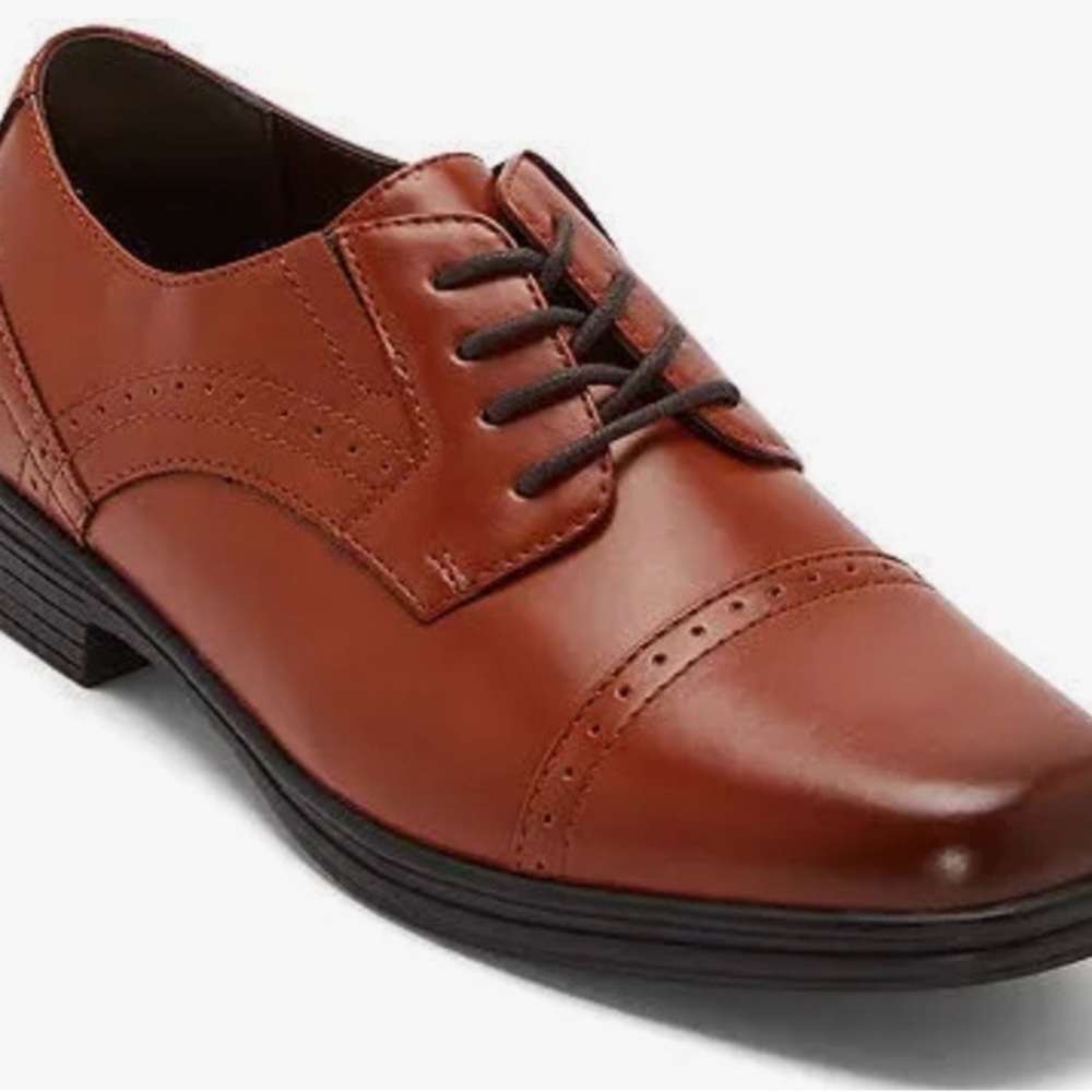 Stafford Dane Jr Little & Big Kid‎ Boys Memory Foam Oxford Shoes Size 13M